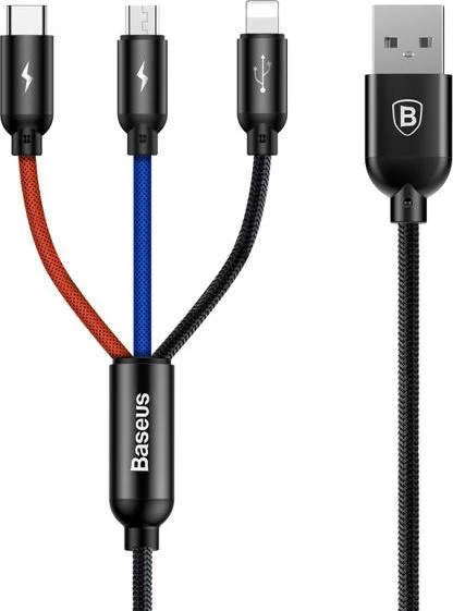 Baseus Primary Colors 3-in-1 USB 2