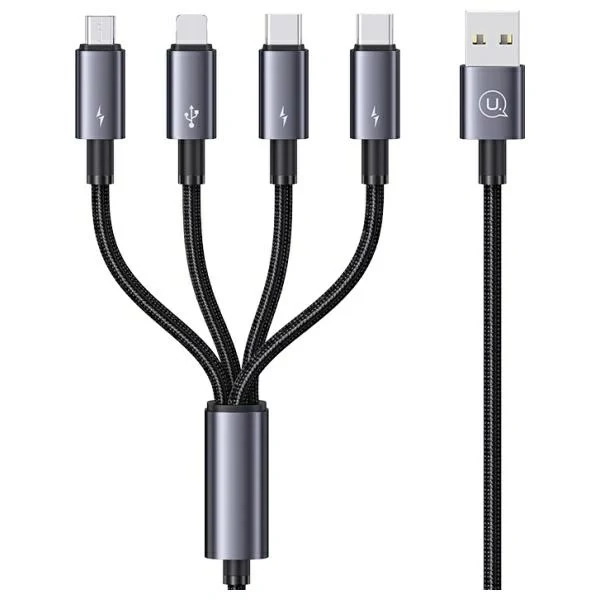 USAMS 4-in-1 Multi uzlādes kabelis 2x