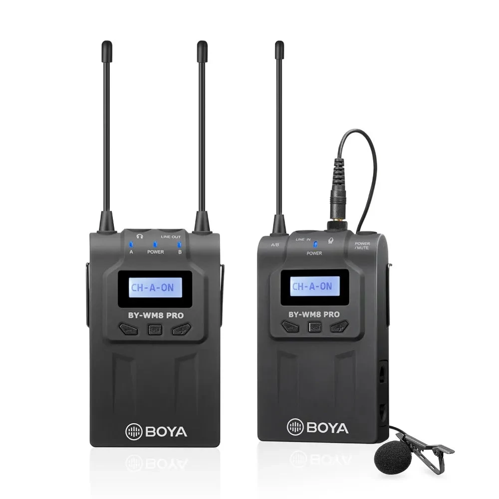 BOYA BY-WM8 Pro-K1 UHF divkanālu bezvadu