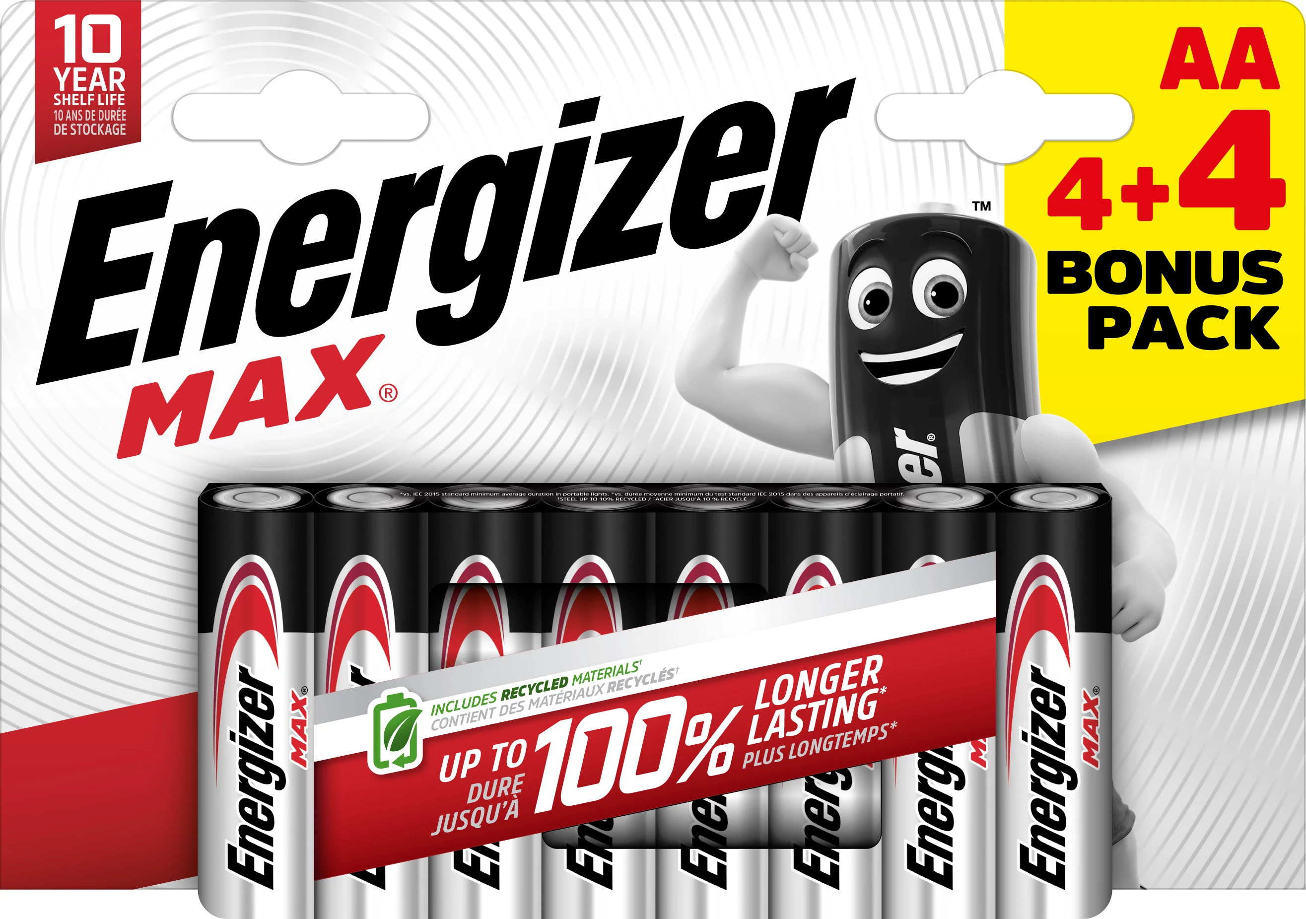 Energizer Max AA sārma baterijas, 1