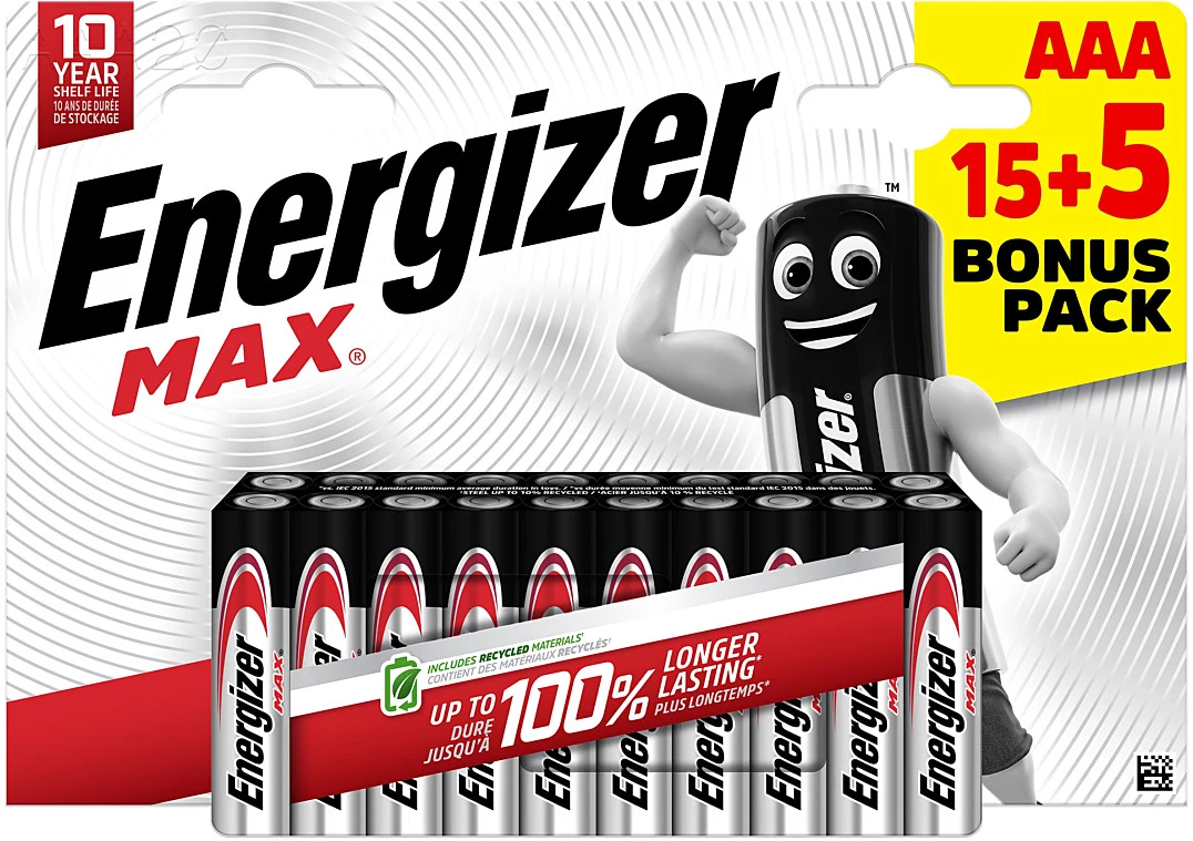 Energizer Max Micro AAA sārma baterijas