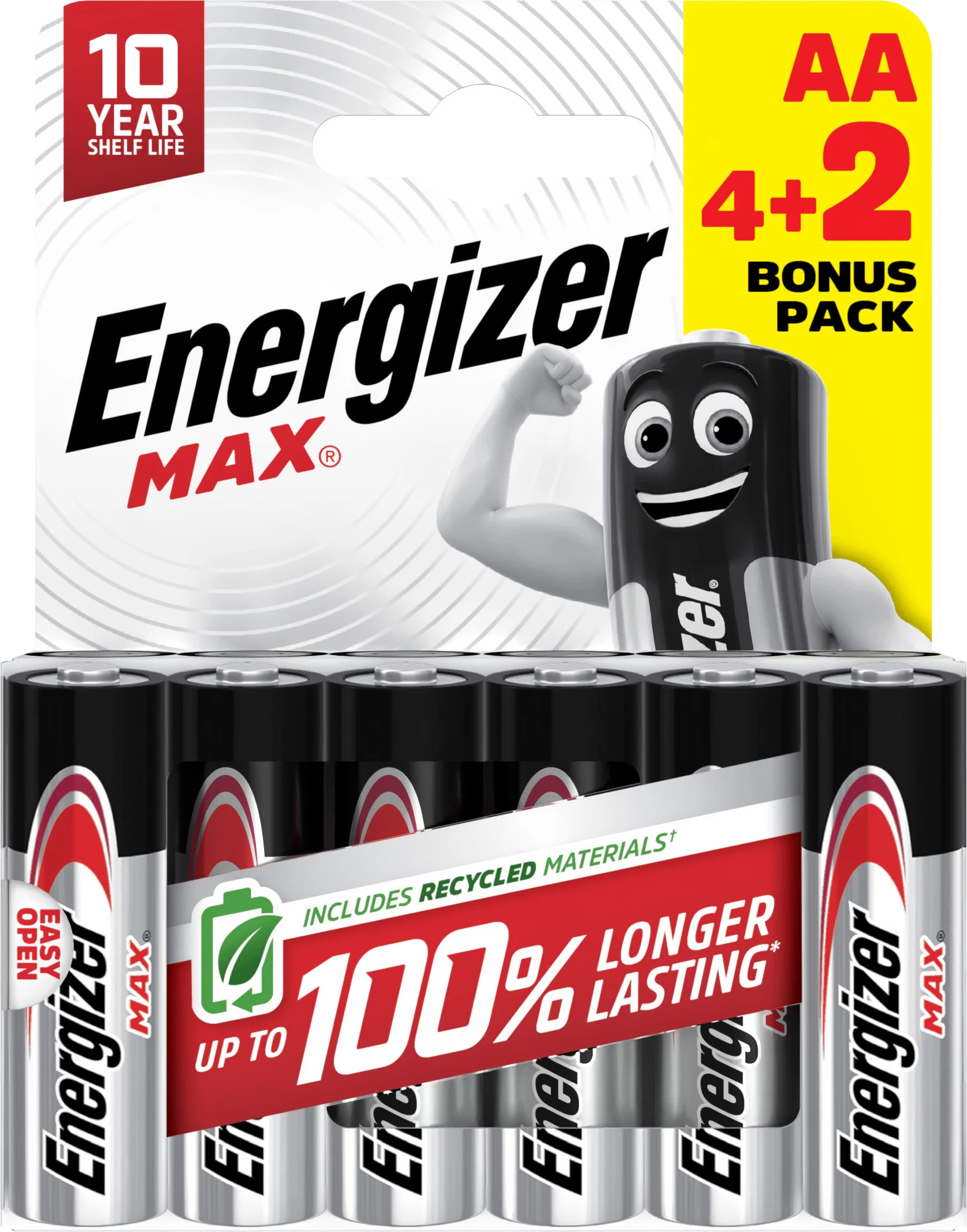 Energizer Max AA sārma baterijas, 1