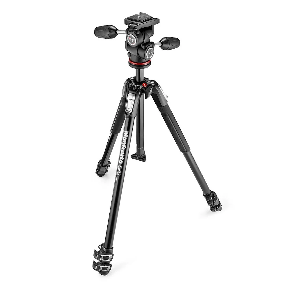 Manfrotto MK190X3-3W1 Alumīnija 3 sekciju statīvs