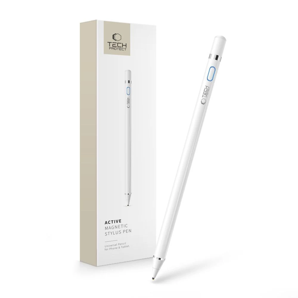 Tech-Protect Active Stylus pildspalva balta