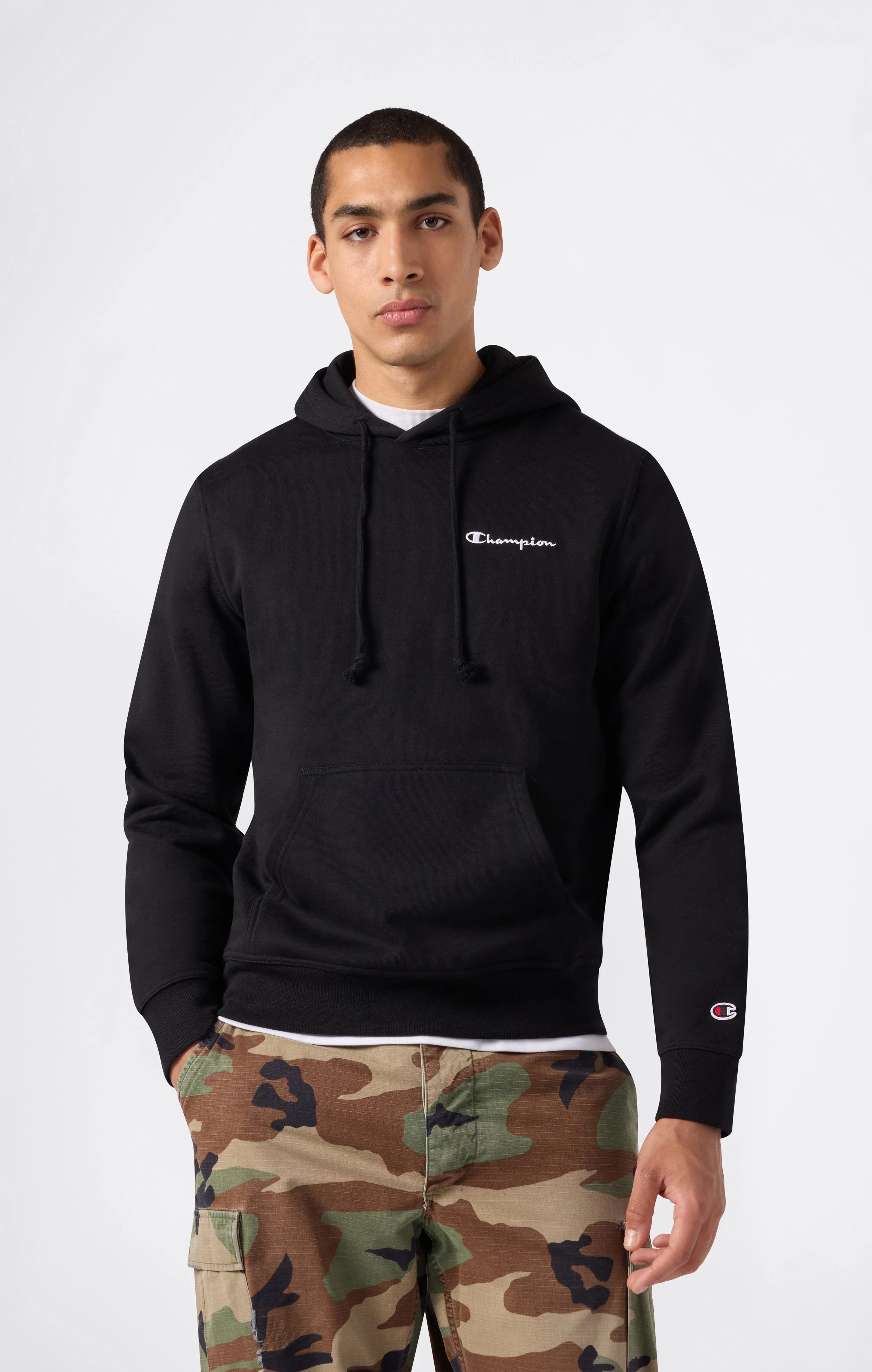 Champion vīriešu kapuces sporta krekls Black
