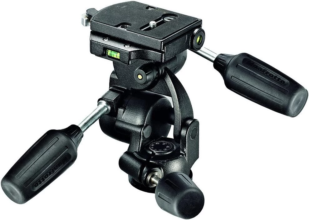Manfrotto 808RC4 3-virzienu Pan/Tilt galva ar