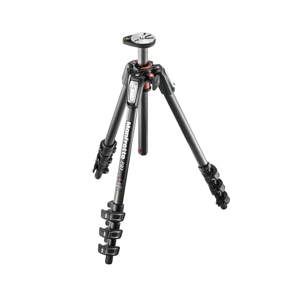 Manfrotto MT190CXPRO4 oglekļa šķiedras 4 sekciju