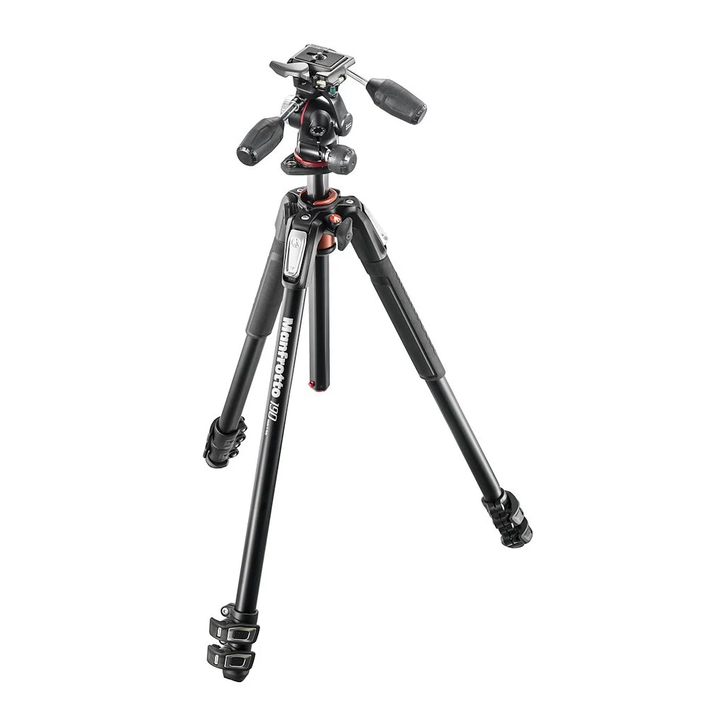 Manfrotto MK190XPRO3-3W alumīnija statīvs ar 3