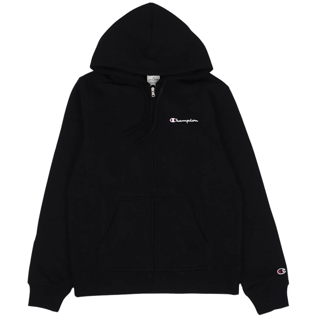 Vīriešu Champion Full Zip kapuce melna
