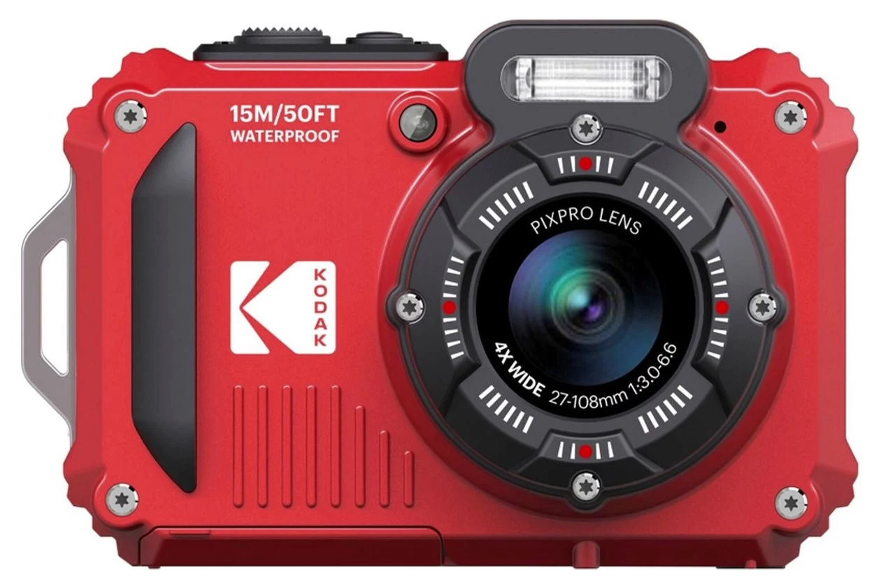 Kodak WPZ2RD6 Sarkanā 16.35MP Ūdensizturīgā