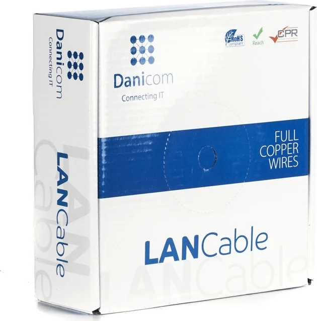 DSIT DANICOM CAT6A U/UTP 50m cietais
