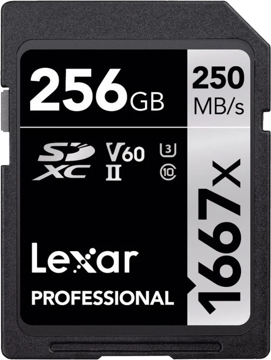 Lexar Professional 256GB SDXC UHS-II U3