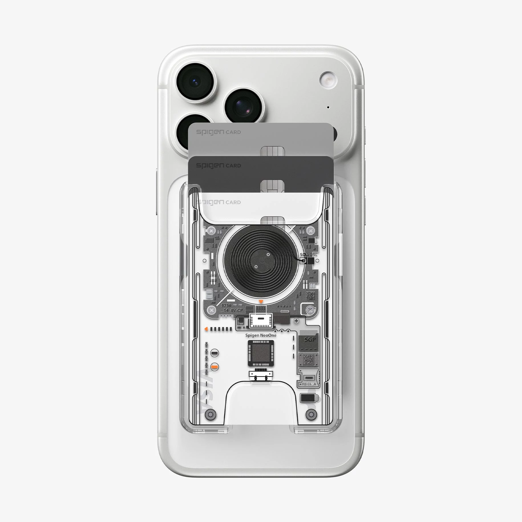 SPIGEN Ultra Hybrid Wallet MagSafe magnētiskais