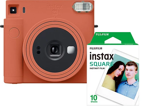 Fujifilm Instax Square SQ1 momentfotokamera, terakotas