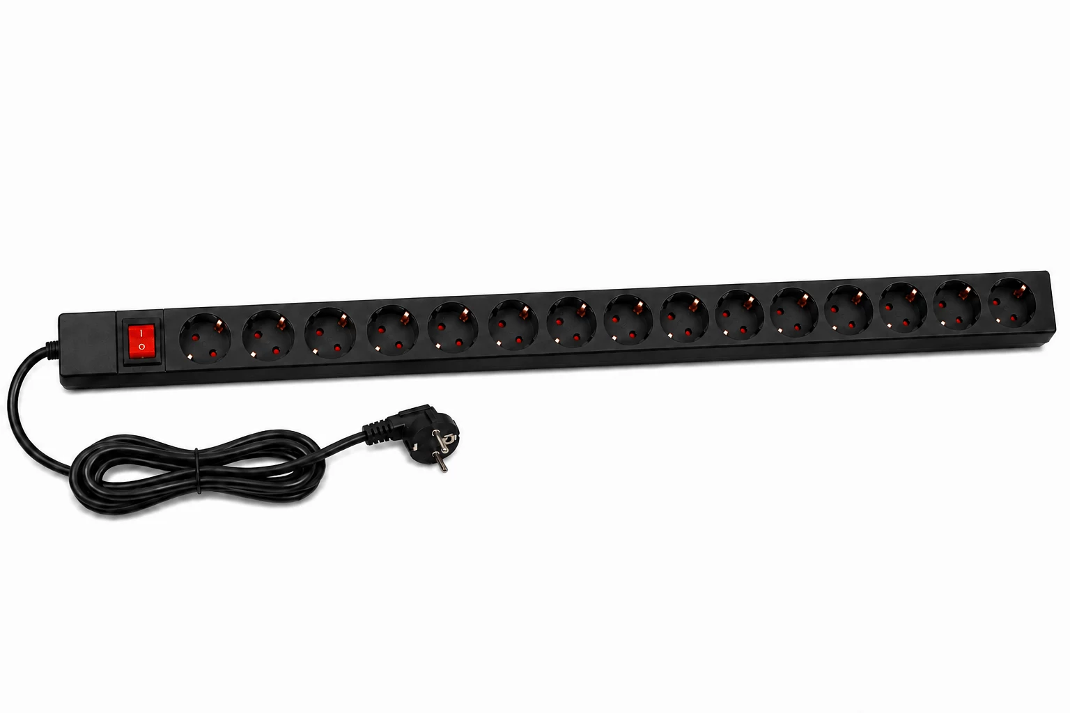 DSIT DS-15PDU 15 kontaktligzdu vertikālais plaukta