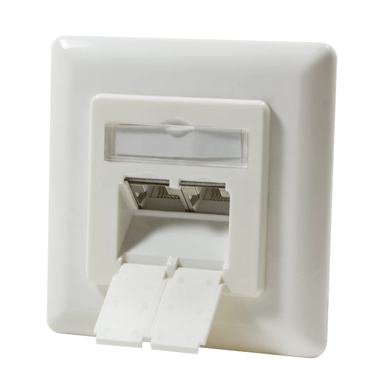 DSIT DC-Wall-In-STP6A-I 2 portu RJ45 ligzda