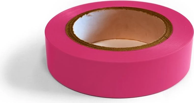 DSIT DC-Tape-Pink PVC elektroizolācijas lente, 19