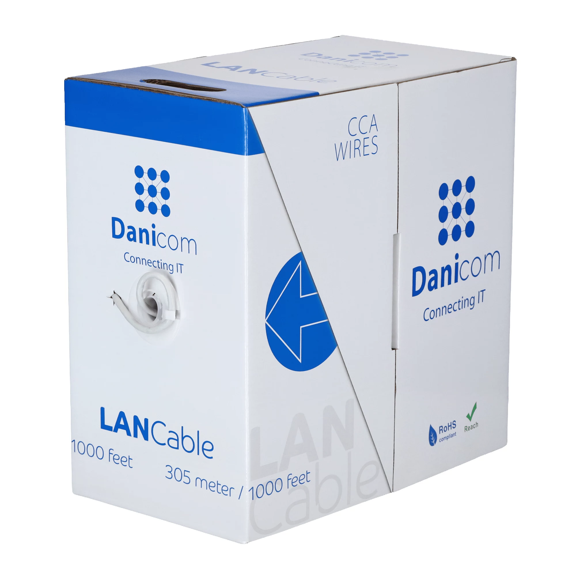 DSIT CAT6 S/FTP tīkla instalācijas kabelis