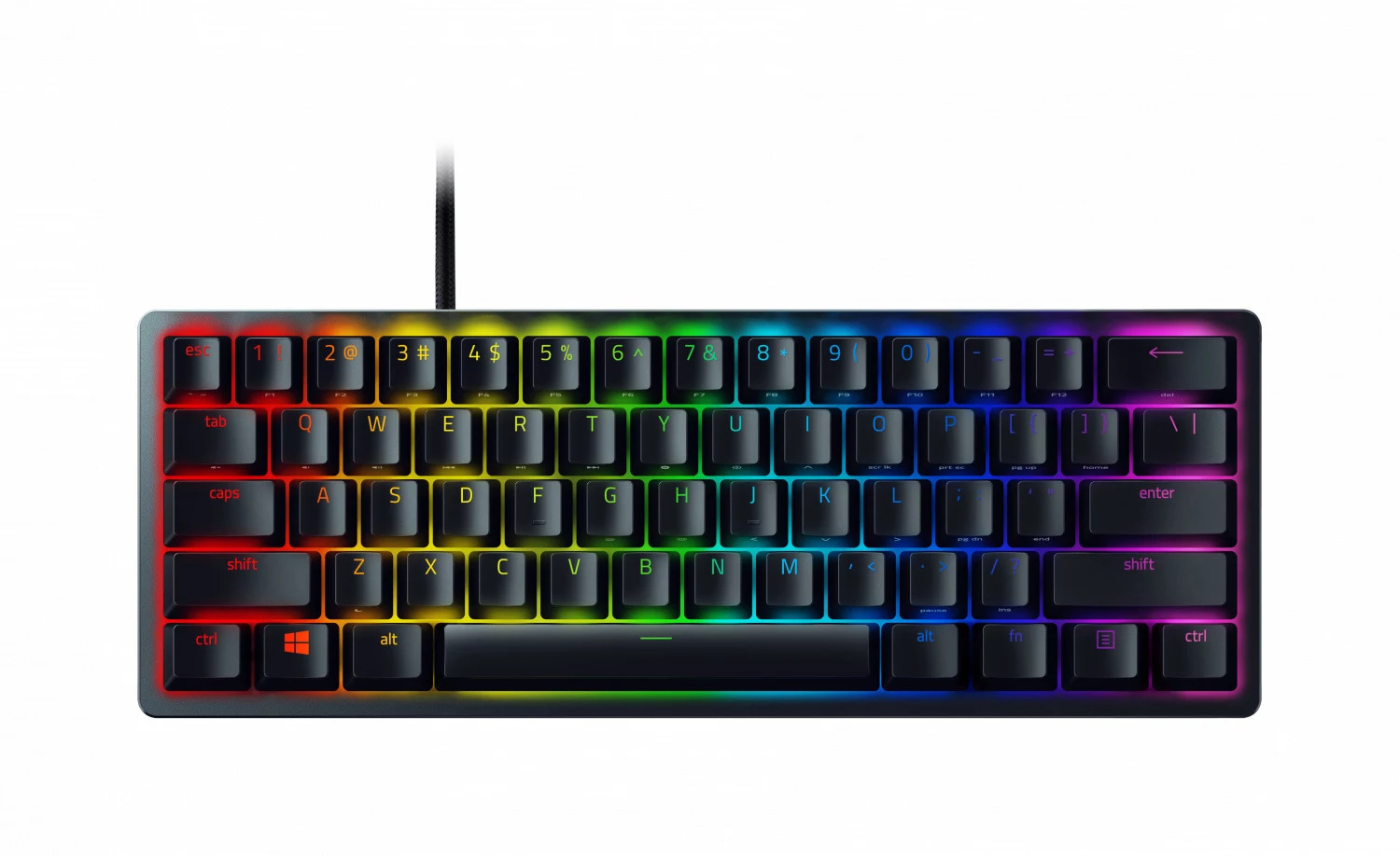 Vadu optomehāniskā spēļu tastatūra Razer Huntsman