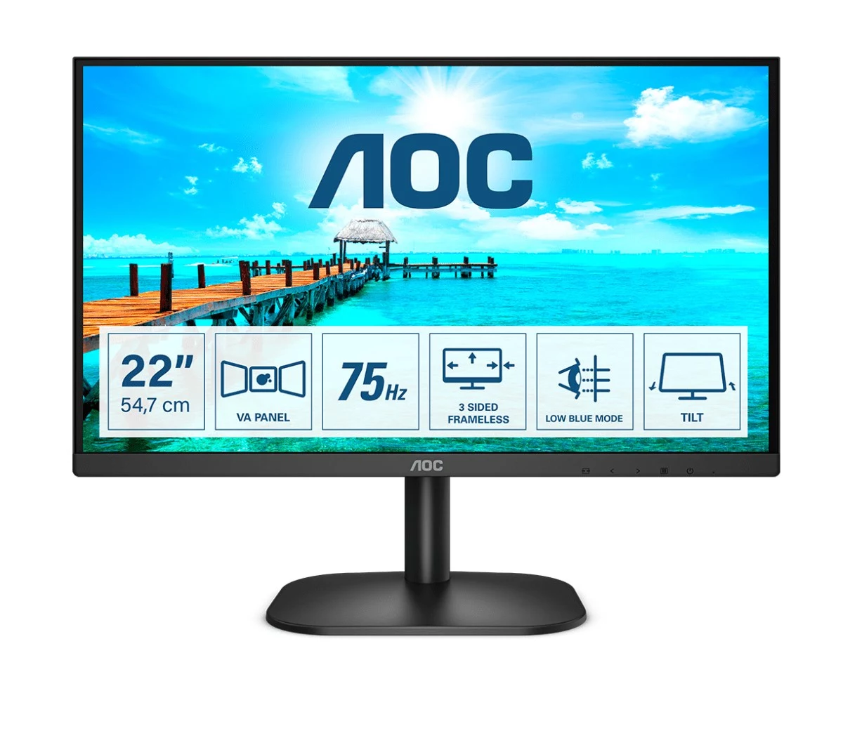 AOC B2 22B2H 21,5 collu