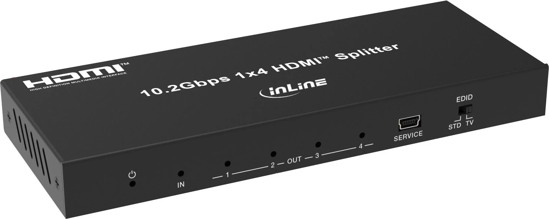InLine® Video sadalītājs 1x4, HDMI 4K/30Hz