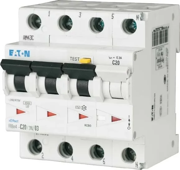 Eaton FRBM4-C32/3N/003-A RCBO, 4 polu (3P+N)
