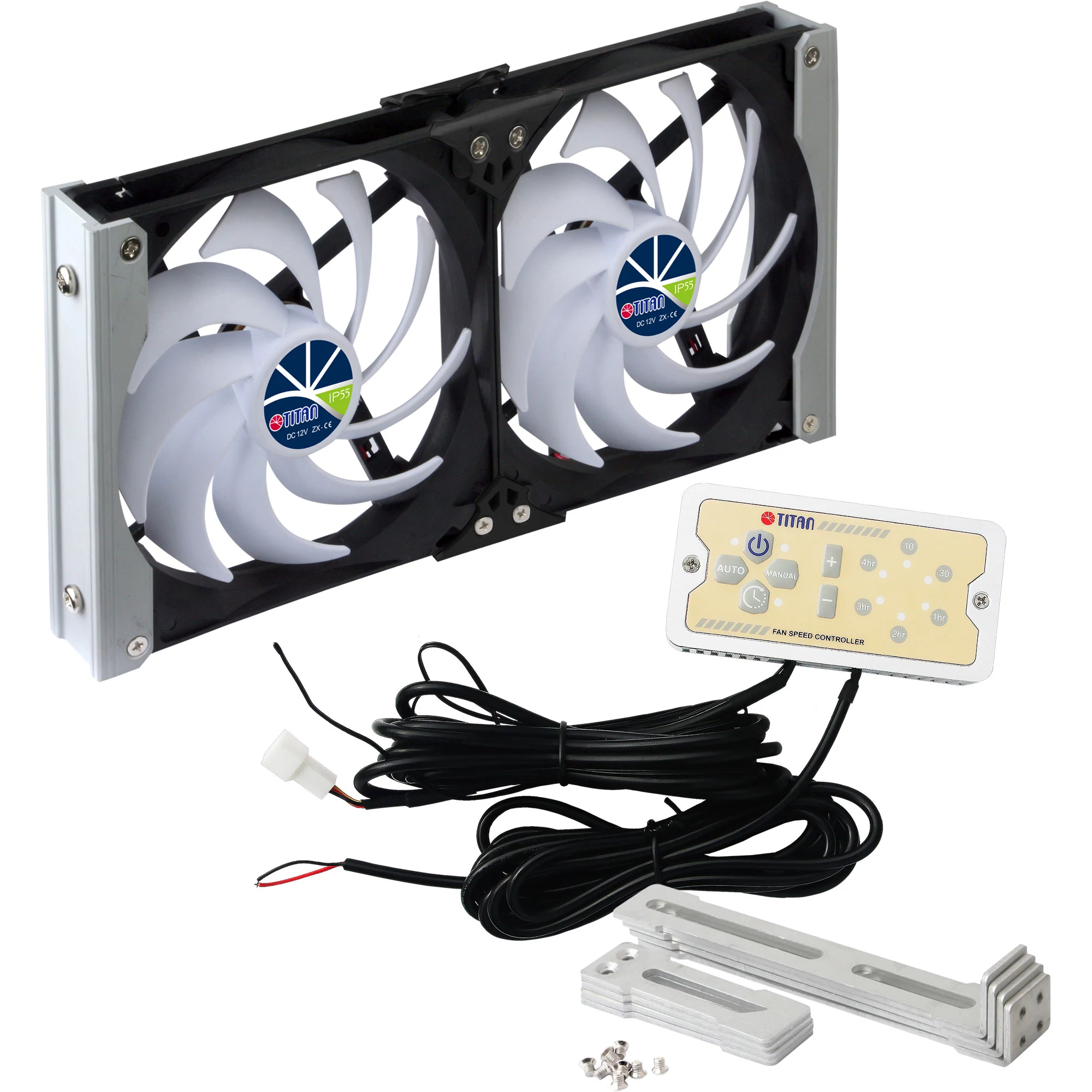 Titan TTC-SC20(A)/V2+ dubultais ledusskapja ventilācijas ventilators