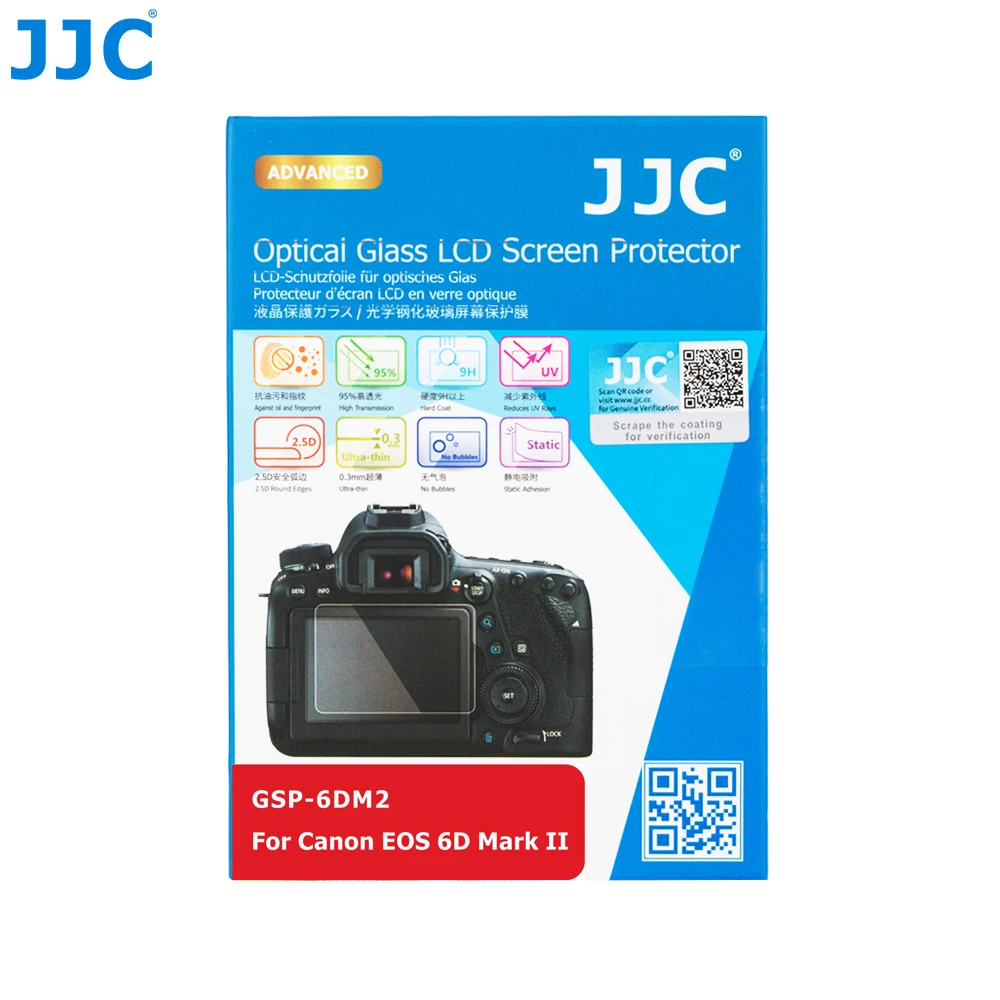 JJC rūdītais stikls 9H Canon EOS