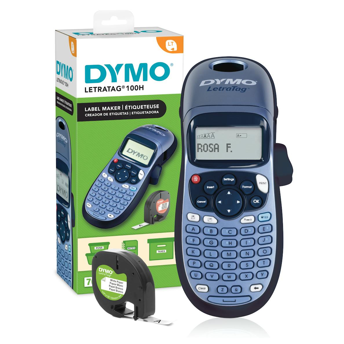 DYMO LetraTag LT-100H 12 mm lentes