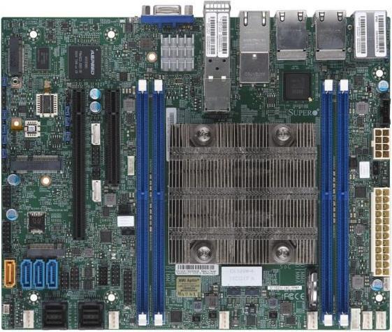Supermicro X11SDV-16C-TP8F mātesplate Mini-ITX ar Intel