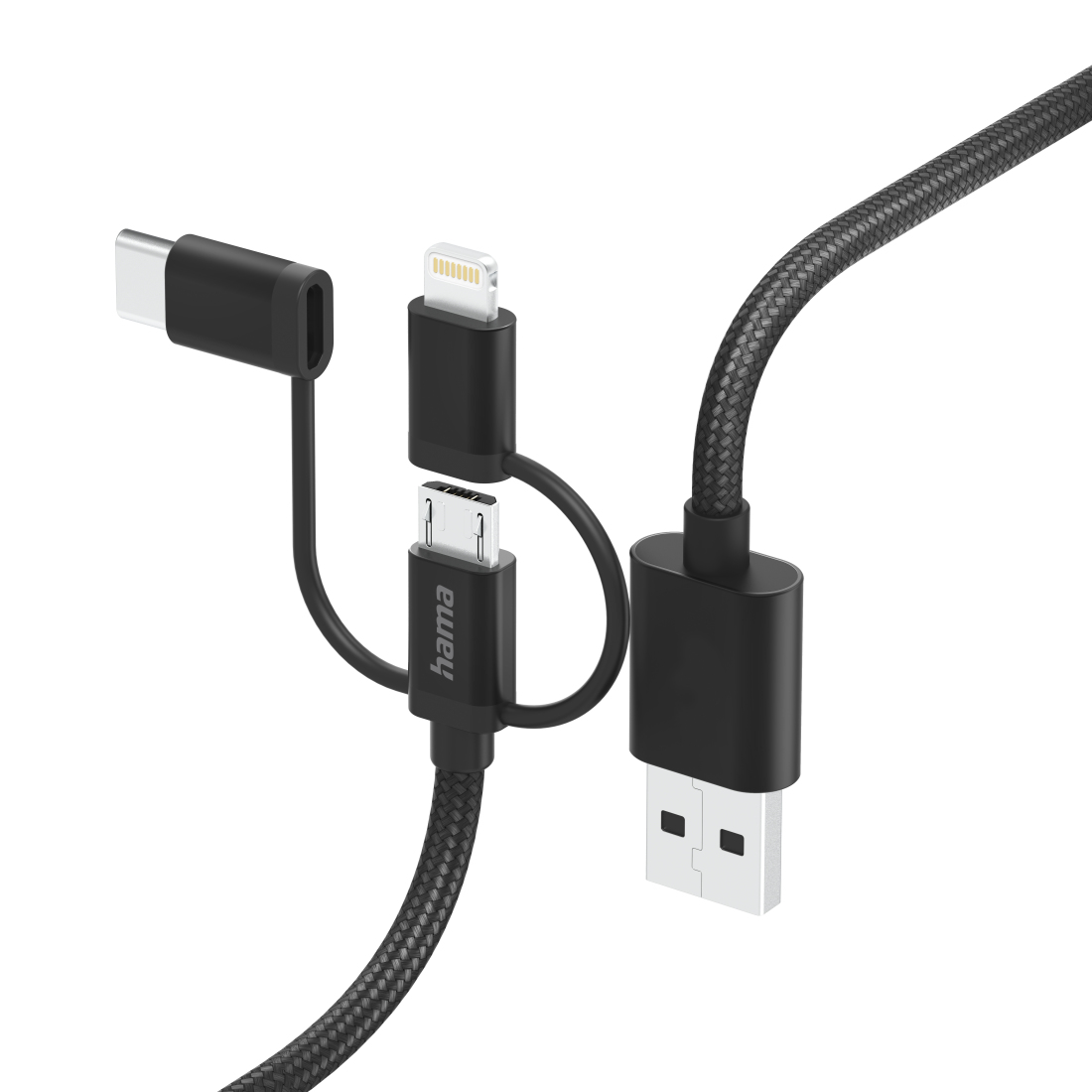 Hama 00201536 USB-A uz USB-C kabelis