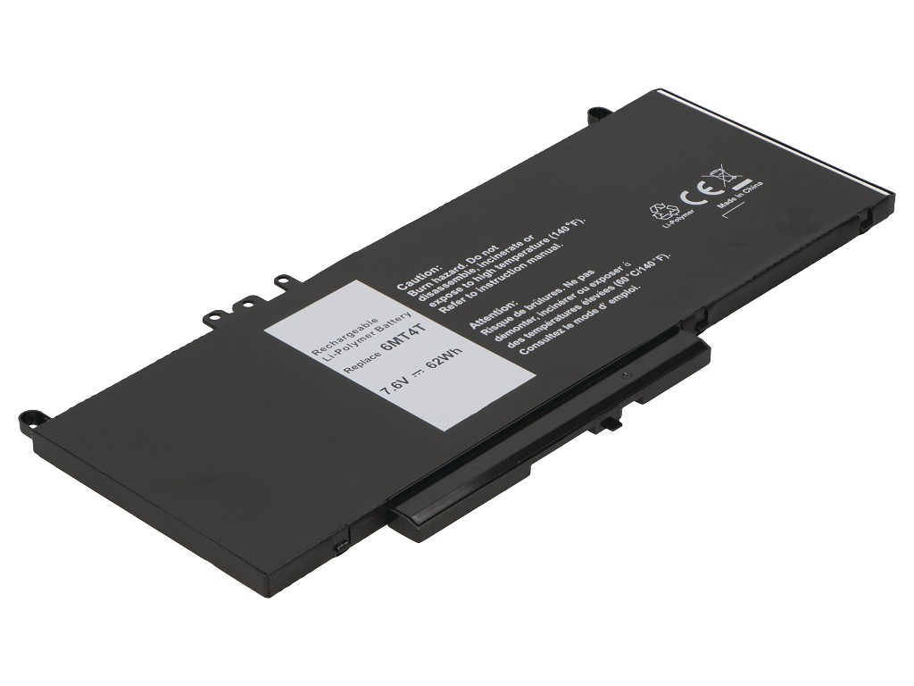 2-Power 2P-6MT4T 44Wh galvenais akumulators Dell
