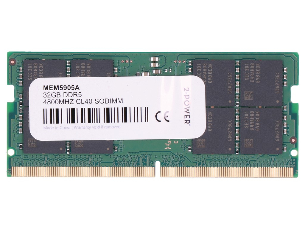 2-POWER CL40 SoDIMM 32 GB DDR5-4800