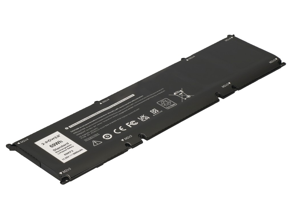 2-Power 2P-M59JH galvenais akumulatora bloks Dell