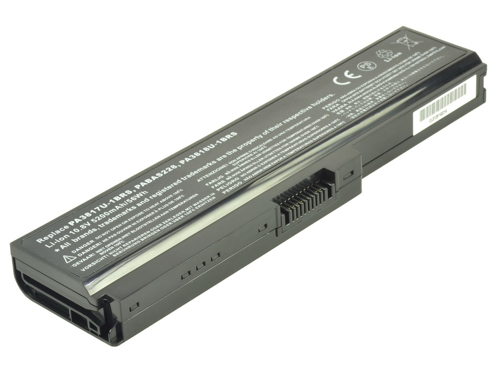 2-Power galvenais akumulatora bloks Toshiba Satellite