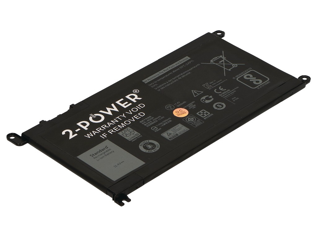 2-Power galvenais akumulatoru bloks Dell Inspiron