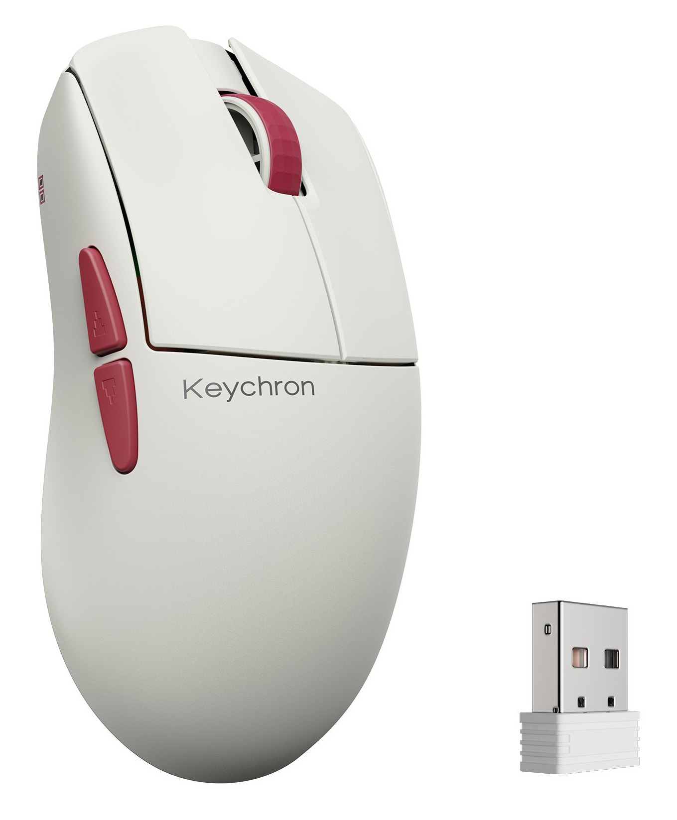 Keychron G4 balta bezvadu pele