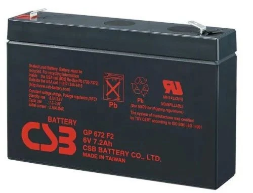 CSB GP672 F2 6V 7.2Ah