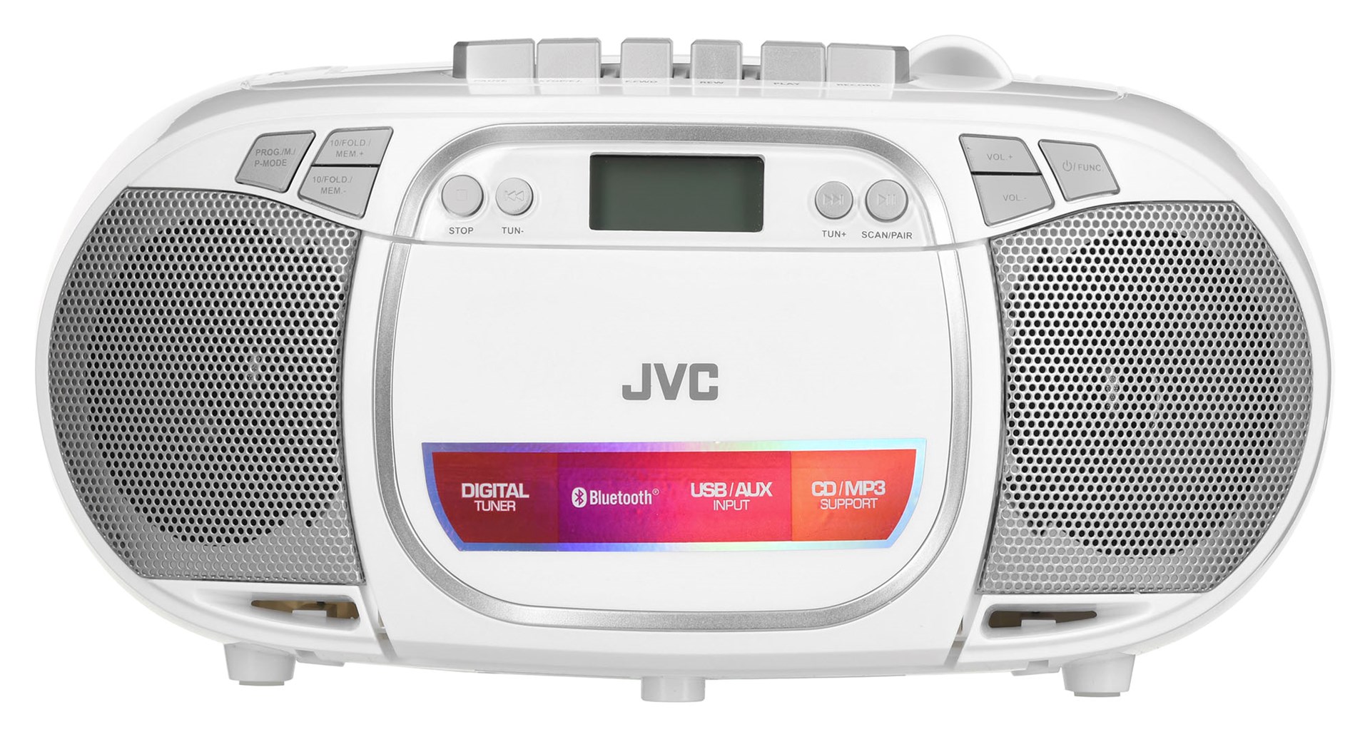 JVC RC-E451W Boombox balts - CD