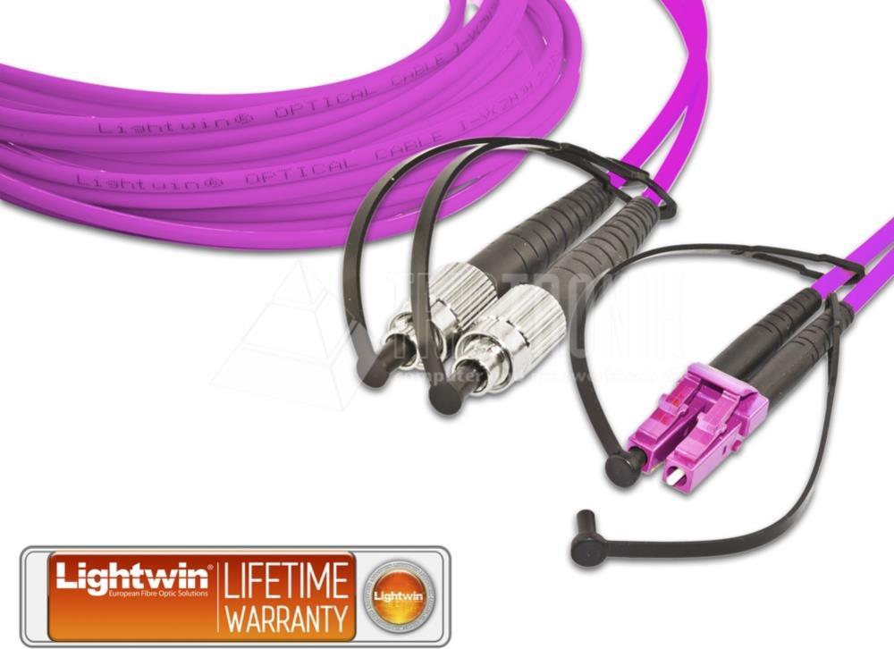 Lightwin augstas kvalitātes dupleksais LWL patch