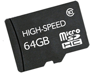 BrightSign SDHC-64C10-1(M) 64 GB microSDHC atmiņas