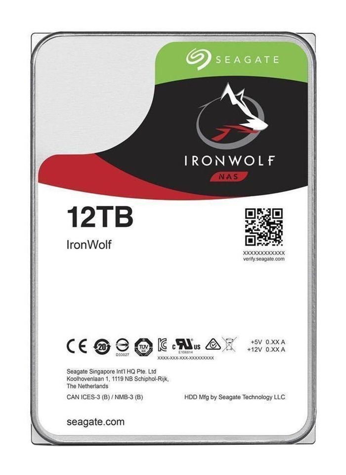 Seagate IronWolf 4x12TB NAS HDD komplekts
