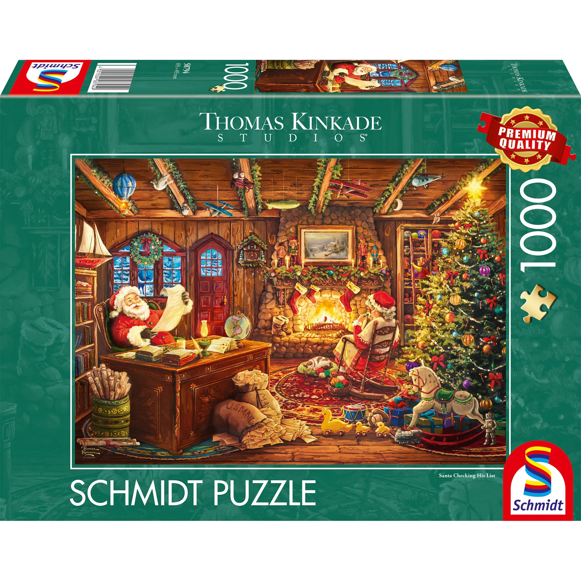 Schmidt Spiele Thomas Kinkade Studios: Santa