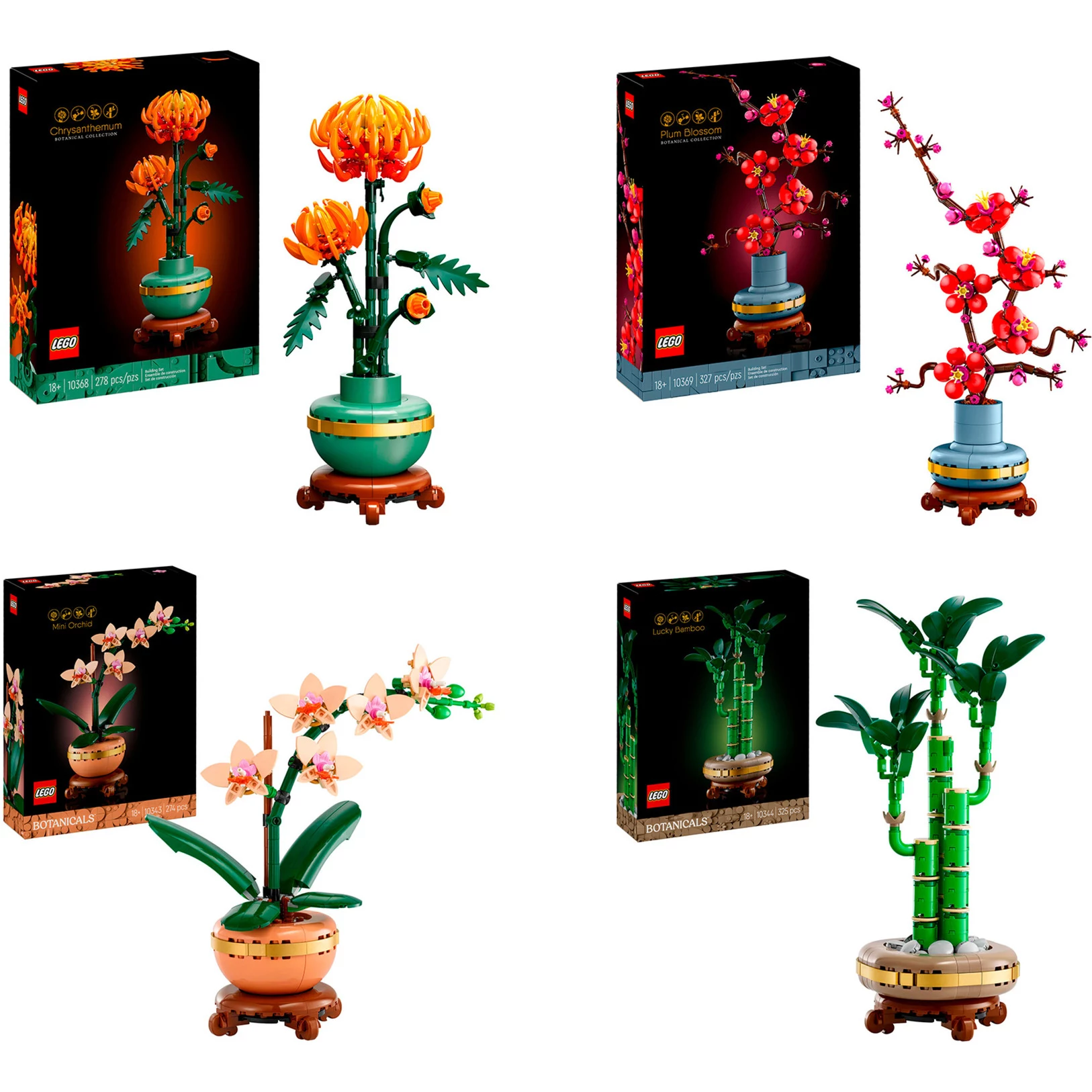 LEGO Botanicals Četru gadalaiku komplekts -