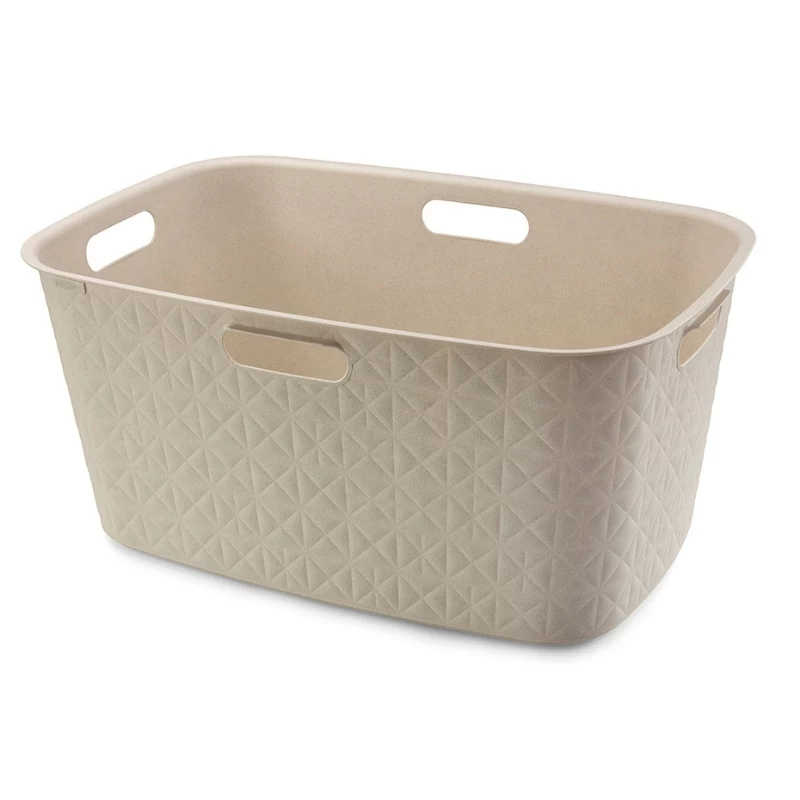 CURVER Softex 45L veļas grozs, krīta