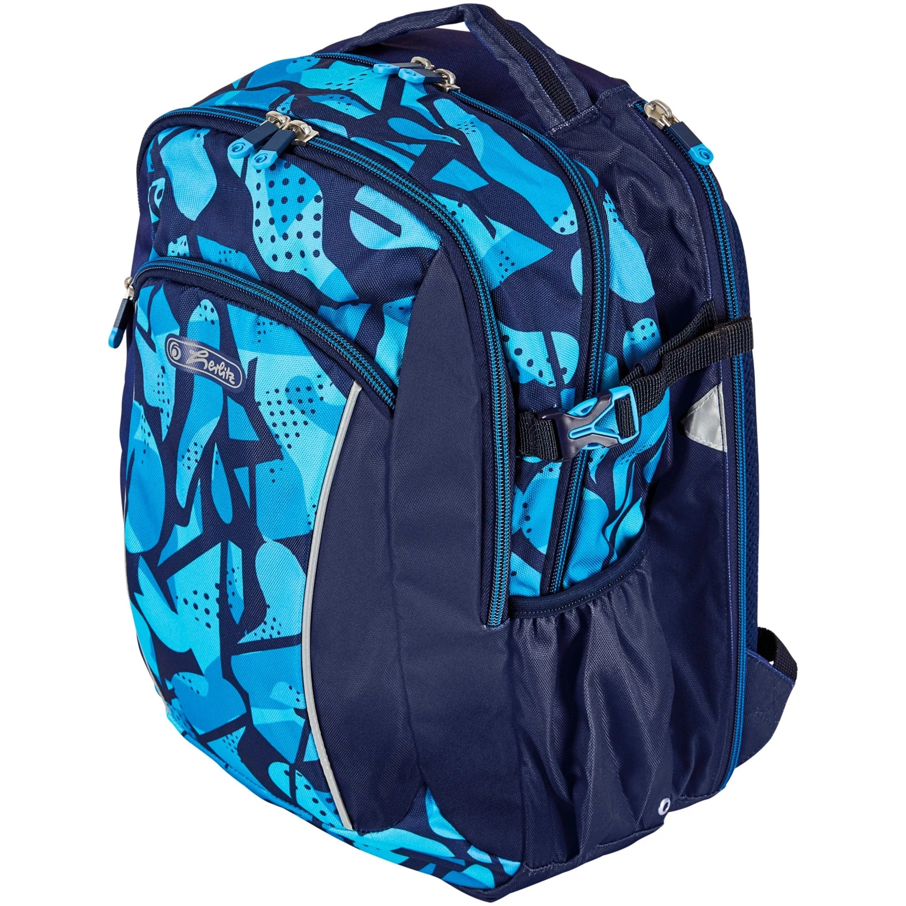 Herlitz Ultimate Camo Blue skolas mugursoma