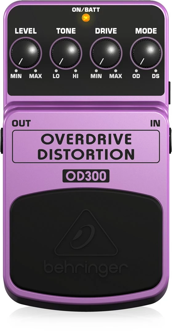Behringer OD300 Overdrive/Distortion efekta pedālis violets