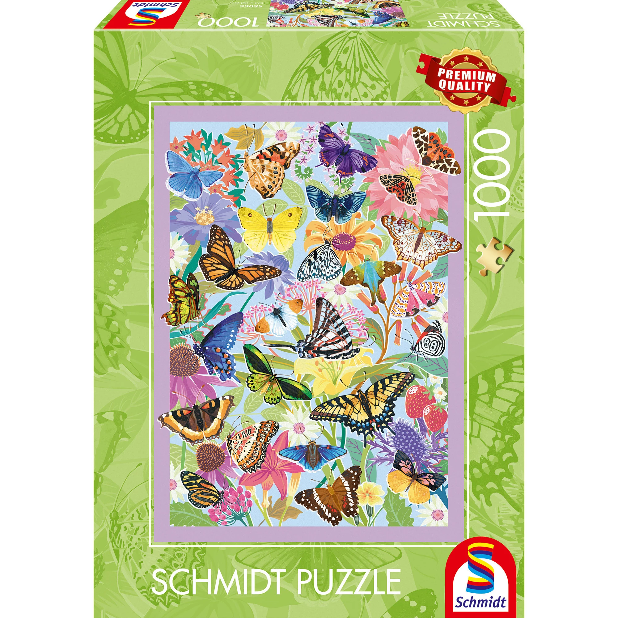 Schmidt Spiele Schmetterlingstreiben 1000 detaļu puzle