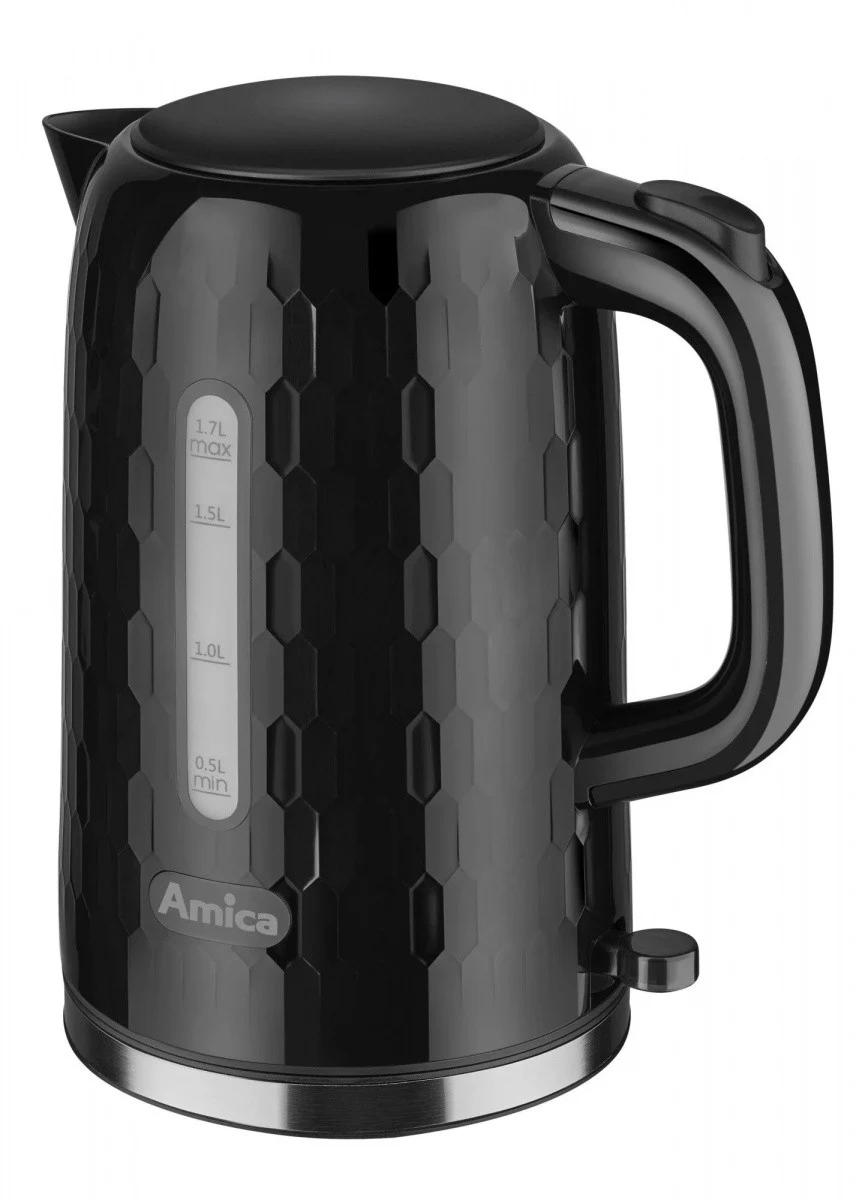 AMICA Tējkanna KM3010 1,7L melna