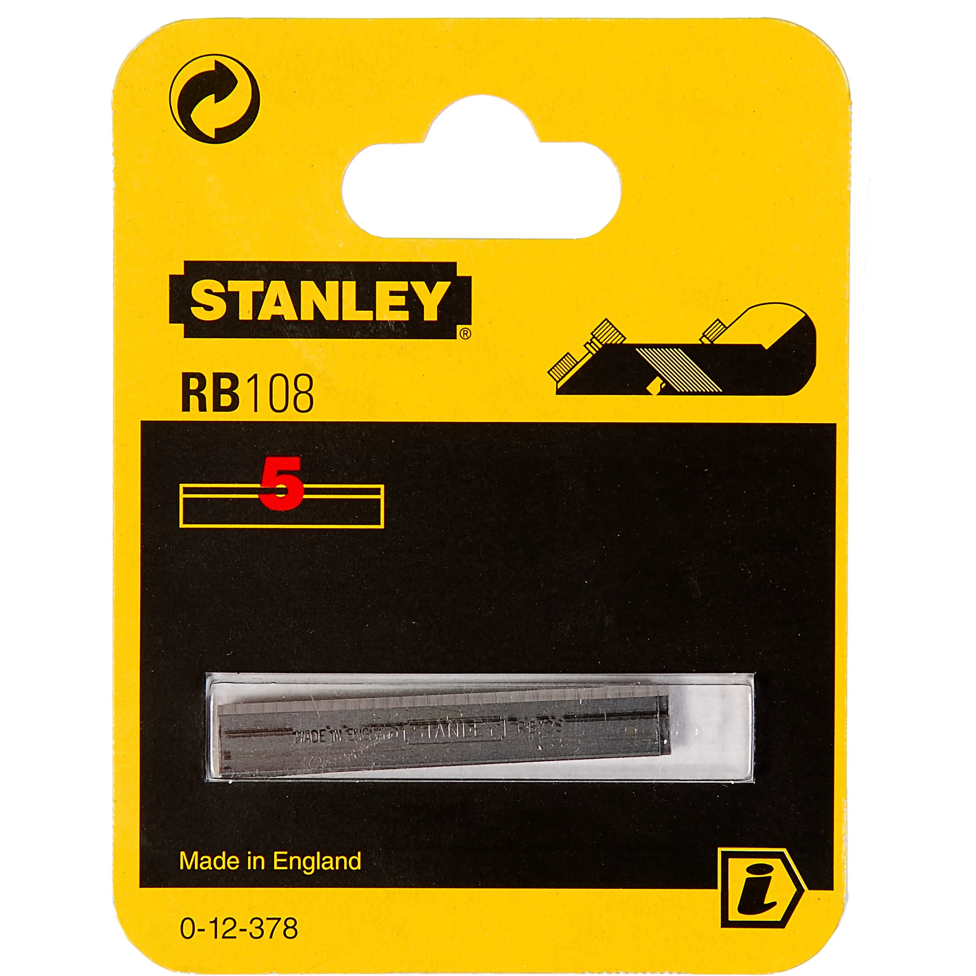 STANLEY rezerves ēveles naži RB10 un